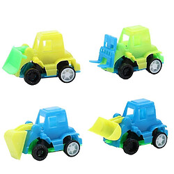 Universal 4pcs Small Friction Powered Engineering Car Model Diecast Pull Back Car