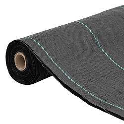 vidaXL Membrane anti-mauvaises herbes noir 1,5x10 m PP