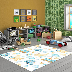 HOMEMANIA Tapis Imprimé Baby Dream 4 - pour les enfants - Décoration de Maison - antidérapants - Pour Salon, séjour, chambre à coucher - Multicolore en Polyester, Coton, 120 x 180 cm