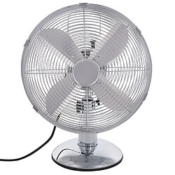 Beliani Ventilateur de table WENSUM Argenté pas cher