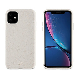 Muvit Coque pour iPhone 11 Bambootek Anti-rayures et Antichocs Blanc