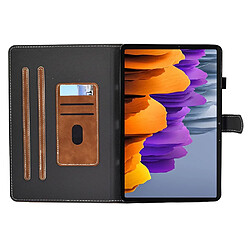 Etui en PU marron pour votre Samsung Galaxy Tab S7 T870/Galaxy Tab S8 X700/X706