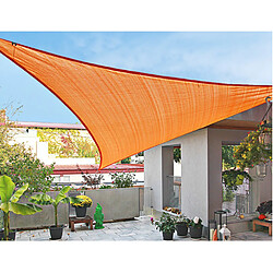 Acheter Universal Triangle voile 3 * 3 * 3 m jardin piscine jardin extérieur oxford tissu imperméable et UV filet d'ombre(Orange)