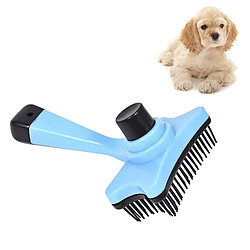 Wewoo Pour Animal de compagnie brosses bleu Elite multifonctionnel en plastique toilettage peigne Cut Tangles outil Pet