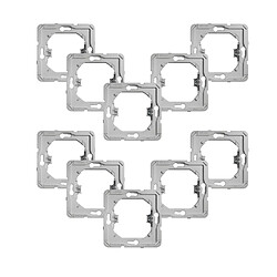 Lot de 10 adaptateurs pour montage de modules Walli sur façades Gira 55 - Fibaro