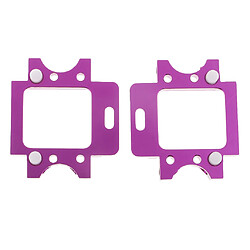 2x Fixation de boîte de vitesses arrière en aluminium pour HSP 94103 94123 94111 94107 94108 Violet