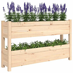 Acheter Maison Chic Jardinière,Bac à fleurs - pot de fleur 112x25x66 cm Bois massif de pin -GKD33749