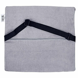 JJA Coussin à mémoire de forme ajustable pour le dos - Gris