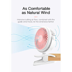 Universal Ventilateur de bureau silencieux de bureau à domicile refroidissement USB ventilateur refroidissement rechargeable air d'été ventilateur de bureau à clips 3 vitesses | gadget USB pas cher