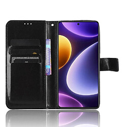 Avis Htdmobiles Housse pour Xiaomi Poco F5 5G / Redmi Note 12 Turbo - etui coque pochette portefeuille + film ecran - NOIR