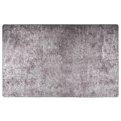 vidaXL Tapis lavable antidérapant 160x230 cm gris