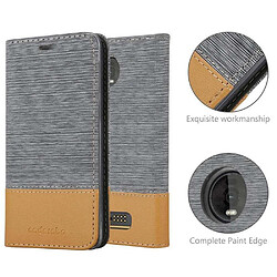 Cadorabo Coque Motorola MOTO Z4 Etui en Gris pas cher