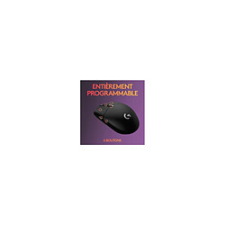 LOGITECH Souris filaire USB Gaming G305 HERO Noir