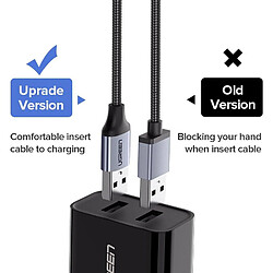 UGreen USB-A - microUSB 2 m Blanc (60153) pas cher