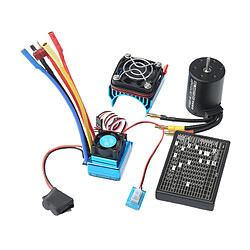 3100KV Brushless Motor Upgrade Brushless Combo Set Pour 1/16 1/10 RC Car 60A