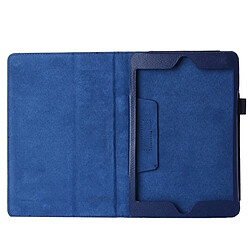 Acheter Wewoo Housse Étui Coque de protection en cuir PU à rabat horizontal avec support pour iPad Mini 2019 bleu foncé