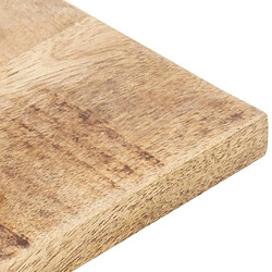 Avis vidaXL Dessus de table Bois de manguier solide 15-16 mm 80x80 cm