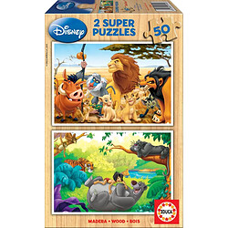 Educa Borras puzzles 50 pcs - animal friends en bois