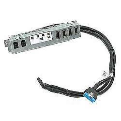 Front Panel I/O Dell 0DH7MN DH7MN 4x USB Audio/Micro Optiplex 7010 9010 MT - Occasion