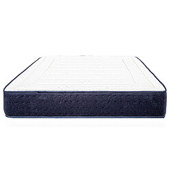 Acheter Visiodirect Matelas réversible CAMPA 180x200 cm, en mousse mémoire de forme, indépendance du couchage, mi-ferme, face été/hiver, épaisseur 24 cm