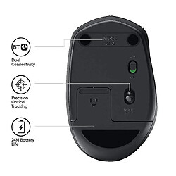 Avis Universal Souris Bluetooth sans fil (noir)