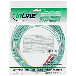 Câble duplex optique en fibre InLine® LC / ST 50 / 125µm OM3 10m