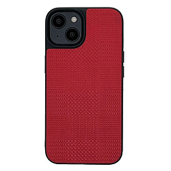 Coque en TPU + PU VILI anti-chute pour votre iPhone 14 - rouge