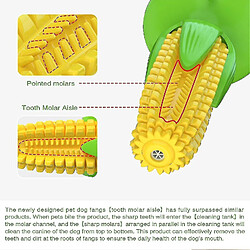 1 Jouets à Mâcher Pour Chien, Jouets Pour Chiots À Partir De 8 Semaines De Jouet De dentition, Jouets grinçants Interactifs à Ventouse De Maïs