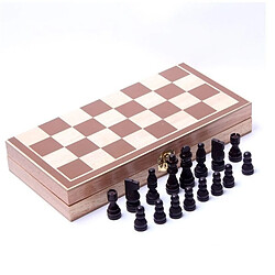 Wewoo Jeu d'échecs en bois pliant