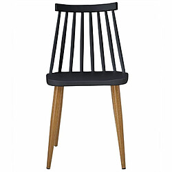 Avis Paris Prix Lot de 4 Chaises Scandinaves Estelle 77cm Noir