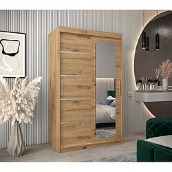 Abiks Meble Armoire PROMO V2 À Portes Coulissantes 200/120/62 2 Portes (Artisan/Artisan)