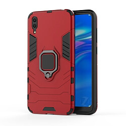 Wewoo Coque Housse de protection antichoc PC + TPU pour HuEnjoy 9, avec support d'anneau magnétique (rouge)