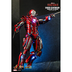 Avis Hot Toys MMS618D43 - Marvel Comics - Iron Man 3 - Silver Centurion Armor Suit Up Version