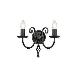 Elstead Lighting Applique murale Artisan Noir