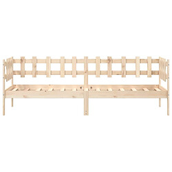 Acheter Maison Chic Lit de jour, Lit de repos pour Salon Chambre,Canapé-lit,Lit d'invité 80x200 cm Bois de pin massif -MN47082