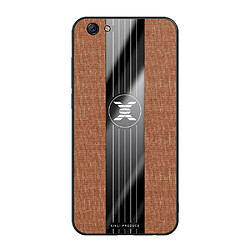 Avis Wewoo Coque Souple Pour OPPO R9S XINLI tissu de couture Shieldproof TPU Housse de protection Brown