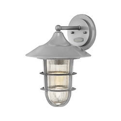 Elstead Lighting Applique murale extérieur Marina Aluminium Argent Matériau : Aluminium Coloris : Argent Nombre d'ampoules : 1 Type d'ampoule : E27 Puissance max par ampoule (W) : 100 Ampoules incluses : Non IP : 44 Hauteur en Cm : 36.5 Largeu