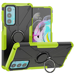 Coque en TPU anti-rayures avec béquille pour votre Motorola Edge 20 - vert