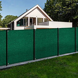 Idmarket Brise vue 1,8x10 M vert 150 gr Brise vue renforcé 1,8 x 10 M vert 150 gr/m² gamme supérieure