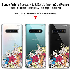 Avis Caseink Coque arrière Samsung Galaxy S10 (6.1 ) Gel HD [ Nouvelle Collection - Souple - Antichoc - Imprimé en France] Nuage Floral