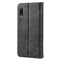 Acheter Wewoo Housse Coque Boucle magnétique rétro Crazy Horse Texture en cuir à rabat horizontal pour Huawei Y6 Pro 2019avec support et fentes cartes et cadre photo noir