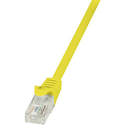 Avis LogiLink Câble patch EconLine, Cat. 6, U/UTP, 0,25 m, jaune ()