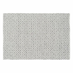 Avis BigBuy Home Tapis Blanc Gris 70 % coton 30 % Polyester 160 x 230 cm