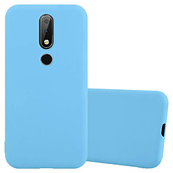 Cadorabo Coque Nokia 6.1 PLUS / X6 Etui en Bleu