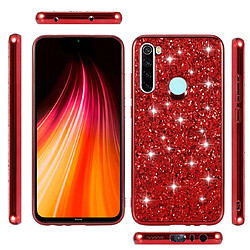 Avis Wewoo Coque Pour Xiaomi Redmi Note 8 TPU antichoc en poudre scintillante rouge