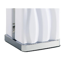 Avis Luminaire Center Lampe de Table Arena 8W LED blanc IP20 3000K, 1080lm, chrome poli/arylique blanc