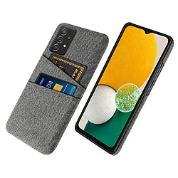 Coque en TPU antichoc avec porte-cartes gris pour votre Samsung Galaxy A72 4G/5G