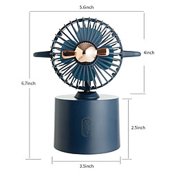 Avis Mini Ventilateur de Bureau Chargeur USB Portable Refroidisseur d'Air à 3 Réglages de Vitesse pour Dortoir d'Étudiants à Usage de Bureau à Domicile