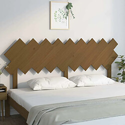 Avis Maison Chic Tête de lit scandinave,Meuble de chambre Marron miel 178x3x80,5 cm Bois massif de pin -MN86576