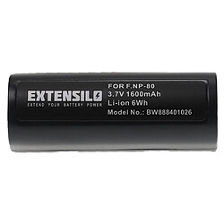 Vhbw EXTENSILO Batterie compatible avec Fujifilm FinePix 2700, 4800 Zoom, 1700z, 2900z appareil photo, reflex numérique (1600mAh, 3,7V, Li-ion)